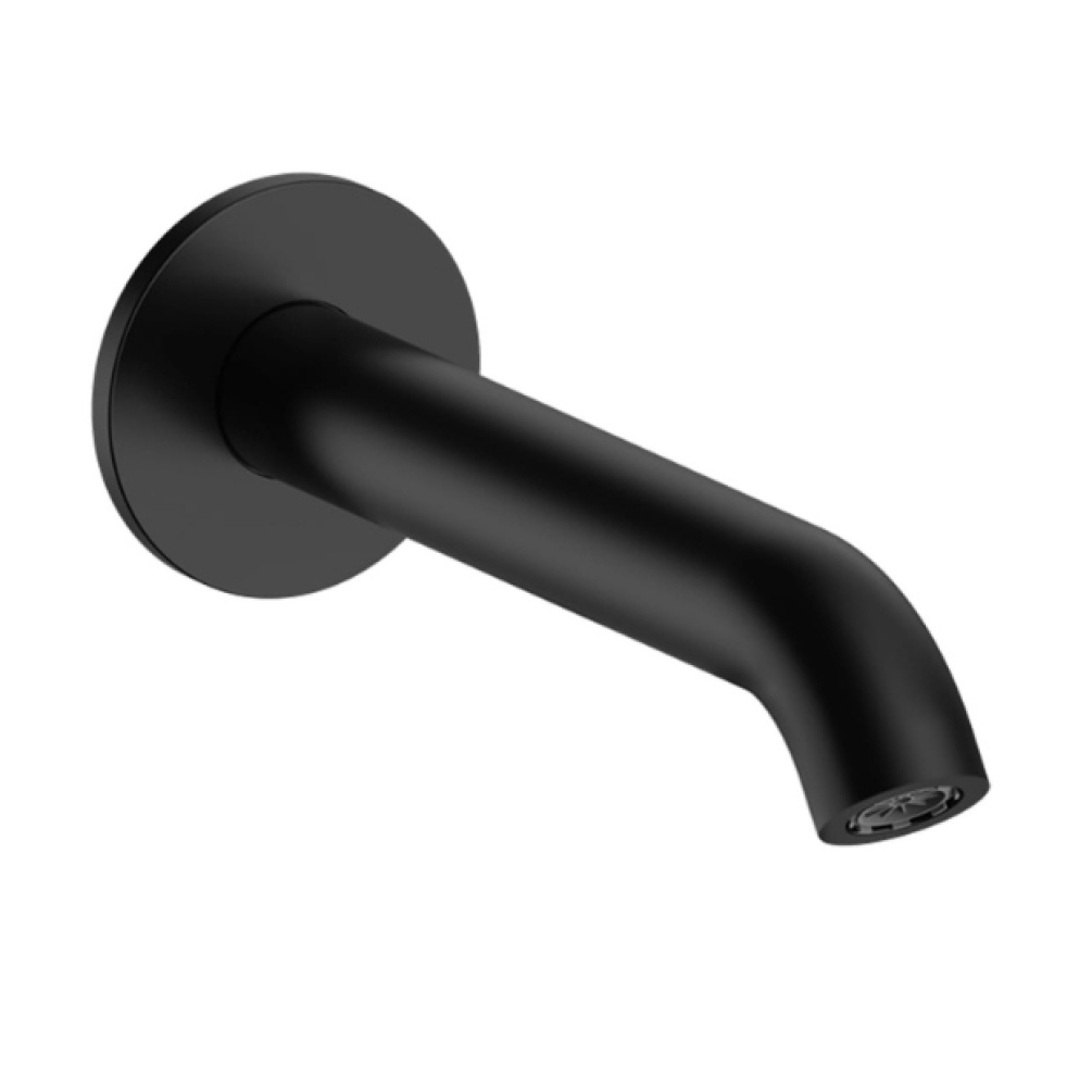 Cut out image of the Britton Hoxton 2.0 Matt Black Bath Spout